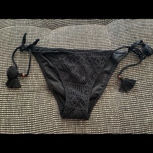 Victoria’s Secret Swim Bikini Bottoms- Black